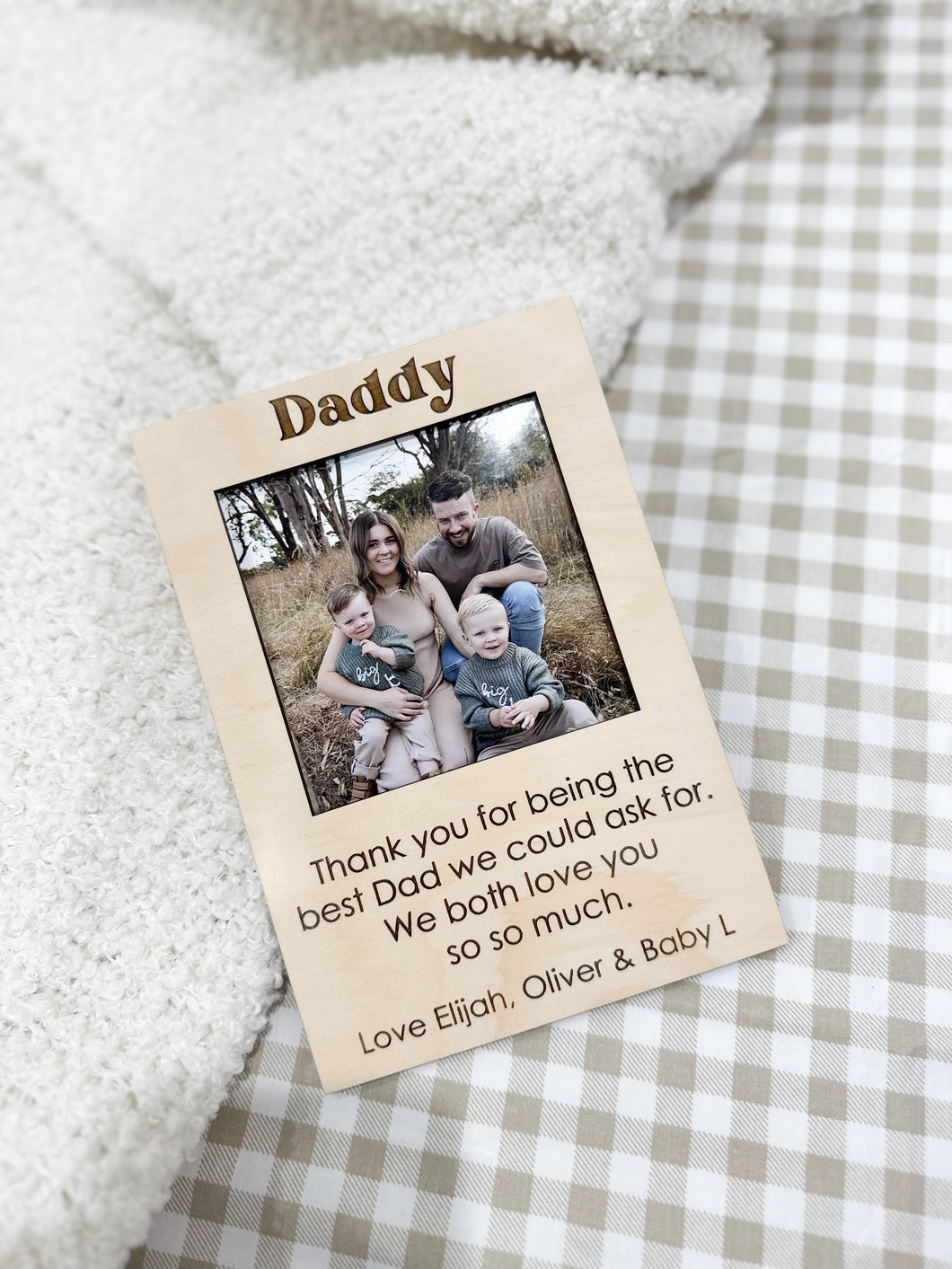 Mothers/ Fathers Day Photo Magnet