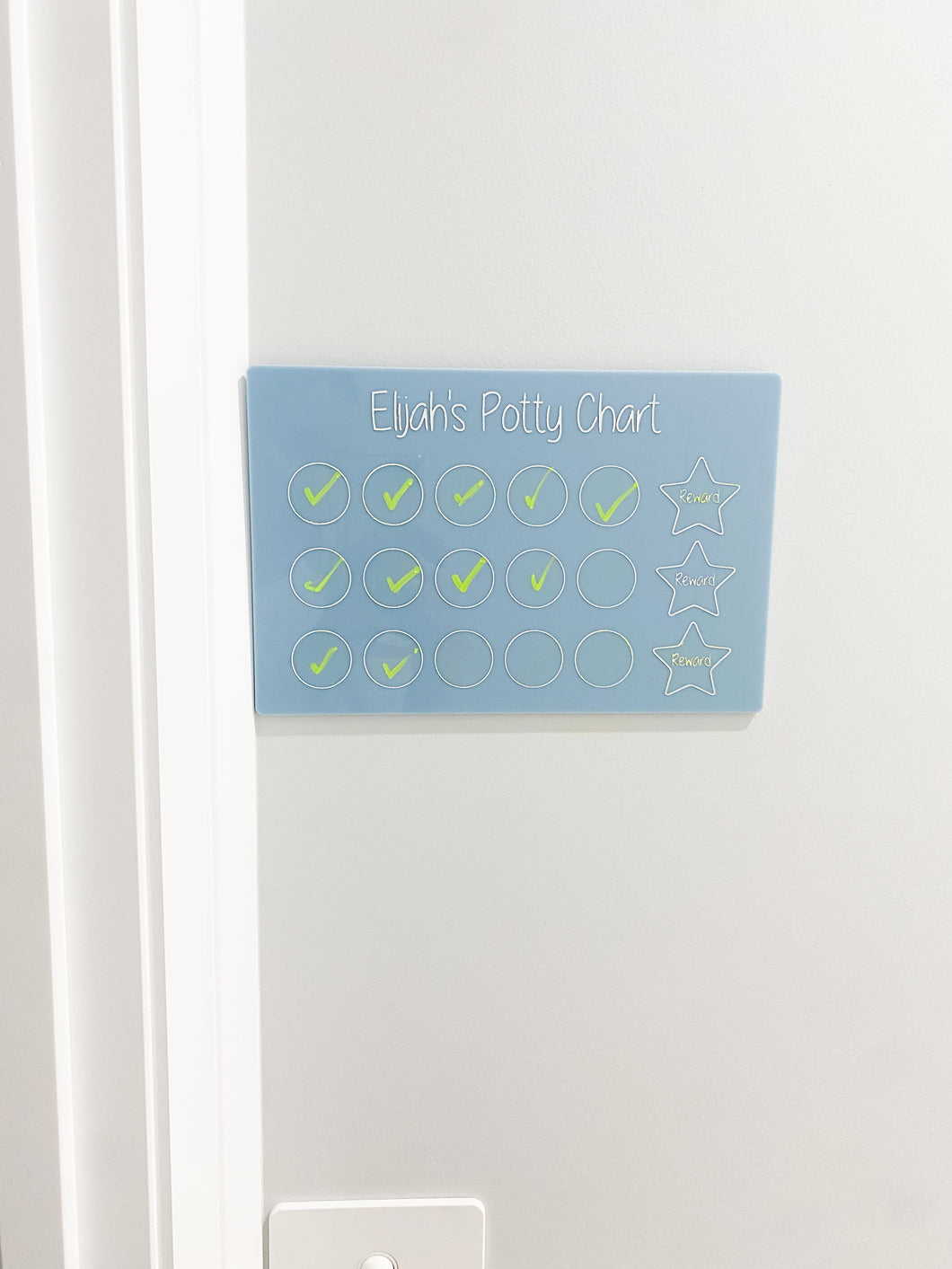 Personalised Potty Chart